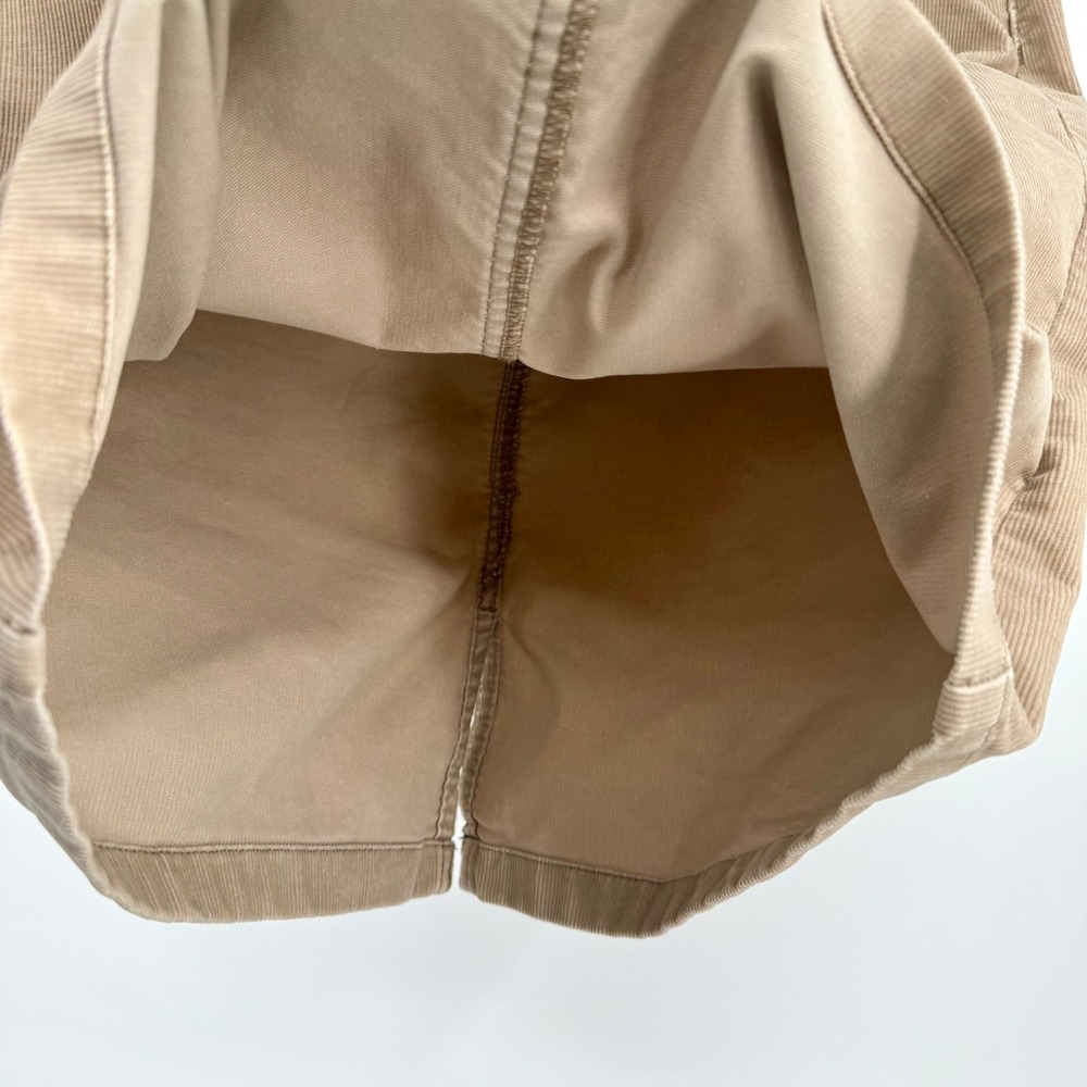 L.L. Bean Tan Corduroy Straight Knee-Length Skirt Women's Sz 6 - Picture 6 of 11